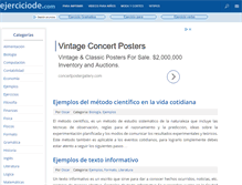 Tablet Screenshot of ejerciciode.com